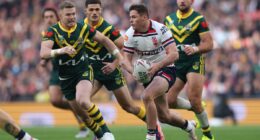 Rugby League Ashes live: England trail Australia at Wembley in first Ashes Test for 22 years