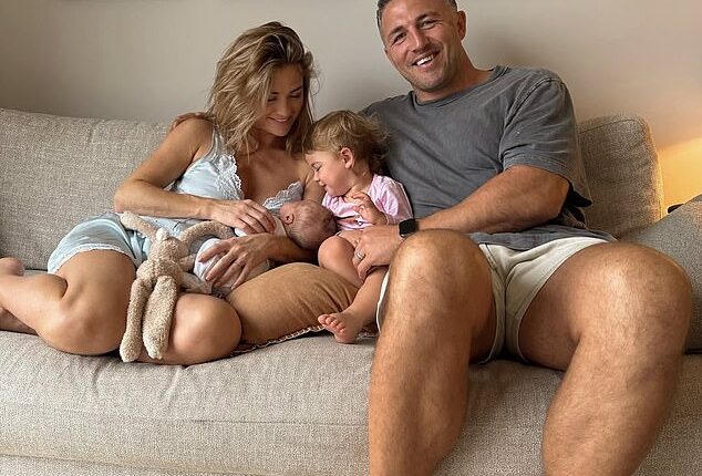 Sam, 36, and Lucy Burgess, 33, welcomed their second child, a baby boy, to the world on Tuesday