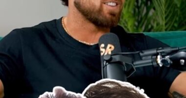 Sam Thompson has revealed the one of the Gallagher children launched an expletive-fuelled rant at him in a club smoking area