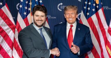 A Donald Trump staffer embroiled in scandal after allegedly leaking racist texts sent by his colleagues previously backed Ron DeSantis for the White House, it emerged today. Gavin Wax, who works at the State Department, remains in his job despite the scandal, with sources revealing he enjoys a close relationship with Trump, seeing him as 'father figure'. But his loyalty to the commander-in-chief has not always been so sure.