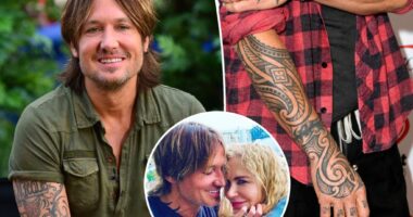 See Keith Urban's 4 tattoos dedicated to Nicole Kidman