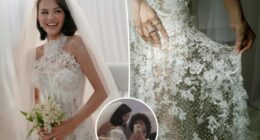 Selena Gomez’s lace wedding dress contained a hidden tribute to Benny Blanco