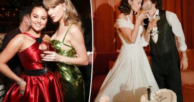 Selena Gomez's pals gush over 'regal' wedding guest Taylor Swift: 'The heavens opened'