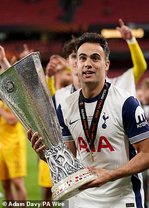 Former Tottenham full-back Sergio Reguilon is close to joining Inter Miami
