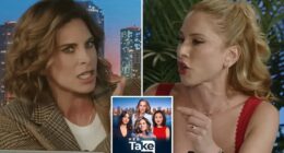 An online talk show dubbed 'the conservative answer to The View ' has become one of the most controversial political shows on the internet. Her Take, hosted by right-wing YouTuber Amy Dangerfield, former DNC fundraiser Lindy Li and progressive firebrand Ana Kasparian, promised 'fiery debates' from its panel when it launched in May. But producers may have got more than they bargained for when original anchor Jillian Michaels quit the series live on-air during a clash with her co-hosts last month.