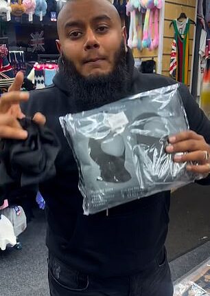 These are the balaclavas he was selling