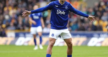 Kiernan Dewsbury-Hall will be banned for Everton's clash with Crystal Palace after picking up five bookings this season