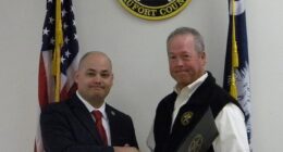 William 'Billy' Squires, left,  a deputy with the Beaufort County Sheriff's Office since 2005 has been fired in disgrace after pointing a loaded firearm at teenagers in his own neighborhood - all while allegedly under the influence of alcohol