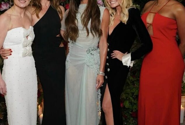 The Spice Girls are said to be overpowering Geri Horner (far left) after she derailed plans for a Netflix biopic about their rise to fame which would net the group £1M each (pictured 2024)