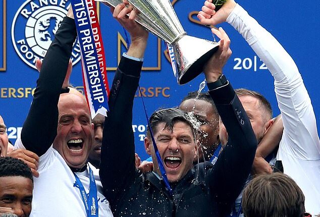 Steven Gerrard won the Scottish Premiership during his time as Rangers manager