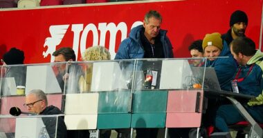 Stuart Pearce seen for first time since tragic death of his 21-year-old son Harley - as former England star returns to work in the Premier League