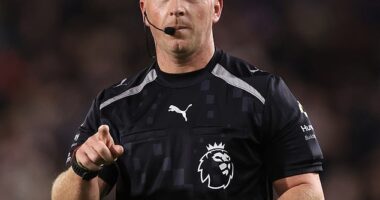 Simon Hooper, who was refereeing Brentford vs Liverpool, was forced to withdraw at half-time