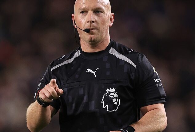 Simon Hooper, who was refereeing Brentford vs Liverpool, was forced to withdraw at half-time