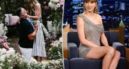 Taylor Swift explains how 'nervous' Travis Kelce gave away proposal before getting down on one knee