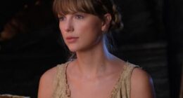 Taylor Swift (pictured) has revealed her $300 (£226) bath time routine - featuring brands owned by her 'nemesis' Kim Kardashian 's facialist and hairdresser, as well as a relatable shower staple most of us will have