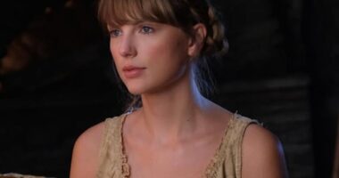 Taylor Swift (pictured) has revealed her $300 (£226) bath time routine - featuring brands owned by her 'nemesis' Kim Kardashian 's facialist and hairdresser, as well as a relatable shower staple most of us will have