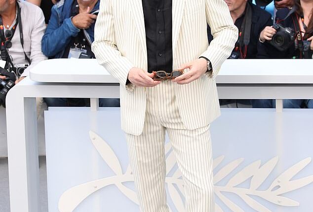 Taylor Swift's ex-boyfriend Joe Alwyn, 34, was swept up in romance rumors after one eagle-eyed fan recently took notice of his social media activity; pictured in Cannes last year