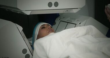 Kim Kardashian, 45, revealed that doctors had found a brain aneurysm as she blamed the medical condition on stress she endured during the tumultuous divorce from Kanye West, 48