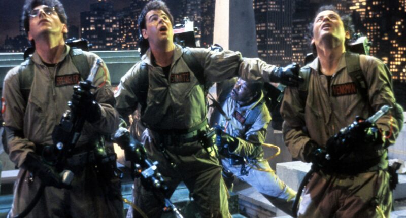 Bill Murray Dan Aykroyd and Harold Ramis in Ghostbusters