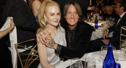 Nicole Kidman and Keith Urban, who have split after 19 years together, at the Golden Globe Awards in January