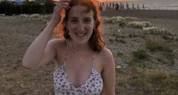 Travel writer Erin Waks in the tiny town of Lascari, on the island of Sicily, an hour's drive from Palermo