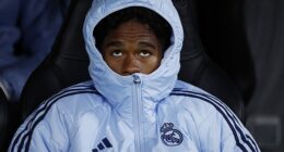 Endrick has been stuck on Real Madrid's bench for most of this season and is available to sign on loan in January