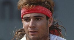 Tennis star Andre Agassi stunned fans with a throwback snap this week, offering insight into his famous barnet
