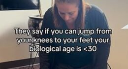 Social media is awash with videos of people attempting the squat jump challenge