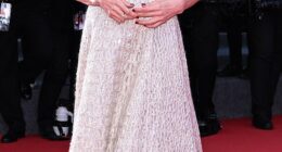 Angelina Jolie looks better than ever aged 50 - and she follows a straightforward skincare routine to boost her glow (seen at Cannes Film Festival in May)