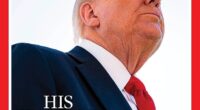 The Time Magazine cover celebrating Trump's Middle Eastern diplomacy makes the President appear bald