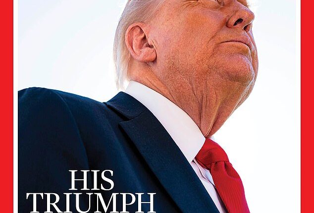 The Time Magazine cover celebrating Trump's Middle Eastern diplomacy makes the President appear bald