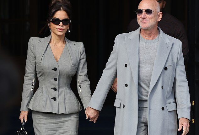 As Lauren Sanchez strolled around the French capital for Paris Fashion Week , she wowed bystanders with an elegant 90s John Galliano suit, looking every inch the sophisticated tech billionaire's wife