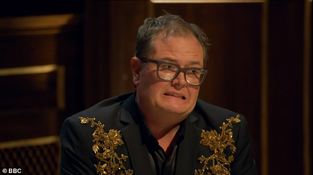Three Celebrity Traitors were sent home in Wednesday's ruthless episode (Alan Carr pictured)