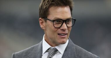 Tom Brady accidentally dropped an F-bomb during Fox's live coverage on Sunday afternoon