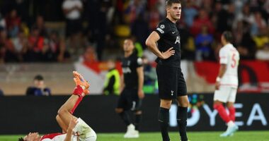 Tottenham produced a sub-par display but earned a point with a goalless draw at Monaco