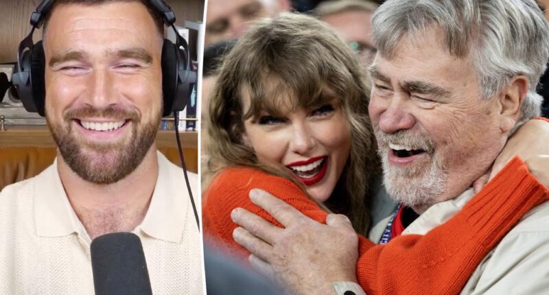 Travis Kelce admits he's 'terrified' for dad to listen to Taylor Swift's provocative 'Wood' song