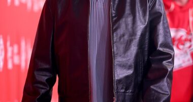 Travis Kelce oozes cool as he arrives at Arrowhead in bold leather outfit for Chiefs' showdown with Raiders