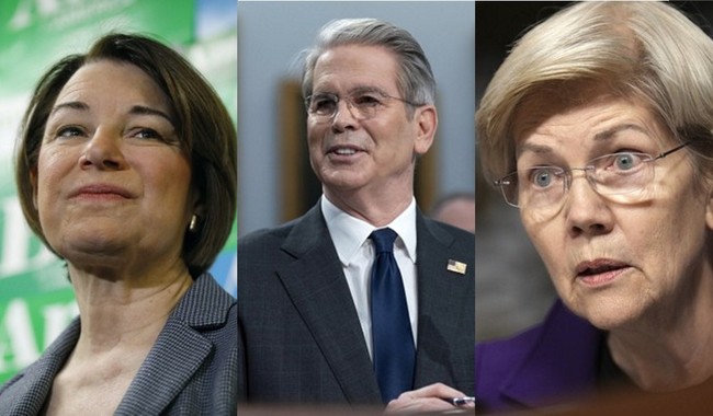 Treasury Sec. Bessent Tells 'Losers' Klobuchar, Elizabeth Warren to Stop Sending Him 'Incoherent Letters' – RedState