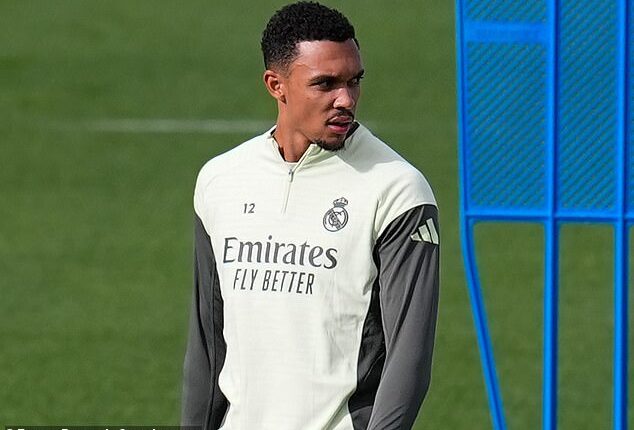 Trent Alexander-Arnold will be hoping for a return to Real Madrid's starting line-up against his former team next week