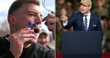 US troops with exemptions to the military's 'no beard' rule have been barred from attending an event with Secretary of War Pete Hegseth in South Korea – the latest salvo in his controversial war on facial hair. The ban comes after Hegseth's fiery September 30 speech at Quantico, Virginia , where he told hundreds of generals and admirals there will be 'no more beardos' in his ranks - effectively ending religious and medical exemptions that allowed troops to grow facial hair. 'Today at my direction, the era of unprofessional appearance is over,' Hegseth thundered before the assembled military leadership. 'The age of rampant and ridiculous shaving profiles is done.'