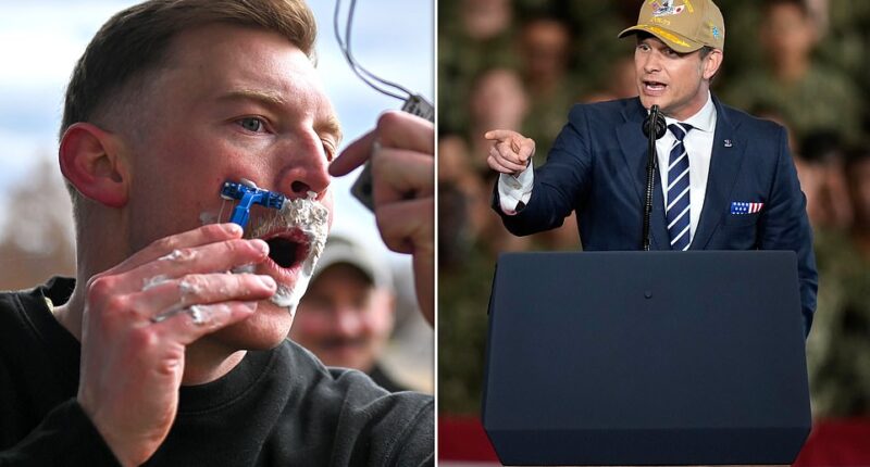 US troops with exemptions to the military's 'no beard' rule have been barred from attending an event with Secretary of War Pete Hegseth in South Korea – the latest salvo in his controversial war on facial hair. The ban comes after Hegseth's fiery September 30 speech at Quantico, Virginia , where he told hundreds of generals and admirals there will be 'no more beardos' in his ranks - effectively ending religious and medical exemptions that allowed troops to grow facial hair. 'Today at my direction, the era of unprofessional appearance is over,' Hegseth thundered before the assembled military leadership. 'The age of rampant and ridiculous shaving profiles is done.'