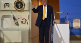 President Donald Trump touched down in Tokyo, Japan Monday evening - the second country he's visiting on his tour of Asia this week. While in Tokyo, he'll meet with the country's new prime minister