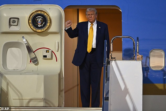 President Donald Trump touched down in Tokyo, Japan Monday evening - the second country he's visiting on his tour of Asia this week. While in Tokyo, he'll meet with the country's new prime minister
