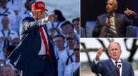President Donald Trump bragged about the moment he claims a White House doctor told him he's the healthiest commander-in-chief in recent memory. Trump spoke in front of thousands of Navy officers at Naval Station Norfolk in Virginia on Sunday.