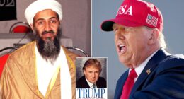 Donald Trump's critics have claimed that he has 'lost it' after he said on Sunday that he warned about Osama bin Laden before he masterminded the 9/11 attacks. The president was addressing Navy officers in Norfolk, Virginia, on Sunday when he praised the SEALs who stormed bin Laden's compound and 'pullet a bullet in his head.'