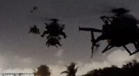 Trump has deployed B-52 nuclear bombers, guided missile destroyers, F-35B fighter jets, P-8 Poseidon spy planes, a nuclear submarine and around 6,500 troops. Included in that group is the Army's 160th Special Operations Aviation Regiment, known as the 'Night Stalkers (pictured)