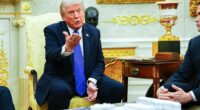 President Donald Trump has imposed major new sanctions on Russia after canceling a meeting with President Vladimir Putin in a sign he is losing patience with the ongoing conflict. 'These are tremendous sanctions,' the president said in the Oval Office on Wednesday during a meeting with NATO General Secretary Marke Rutte. The levies specifically target two of Russia's largest oil companies, as the White House referred to them as the primary funders of 'the Kremlin's war machine'. The sanctions apply to Russia's Open Joint Stock Company Rosneft Oil Company (Rosneft) and Lukoil OAO (Lukoil) and it's subsidiaries. 'Those are against their two big oil companies, and we hope that they won't be on for long. We hope that the war will be settled,' Trump said.
