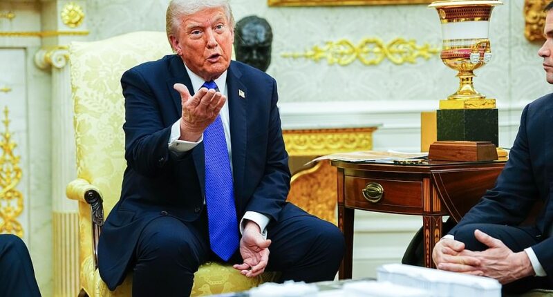 President Donald Trump has imposed major new sanctions on Russia after canceling a meeting with President Vladimir Putin in a sign he is losing patience with the ongoing conflict. 'These are tremendous sanctions,' the president said in the Oval Office on Wednesday during a meeting with NATO General Secretary Marke Rutte. The levies specifically target two of Russia's largest oil companies, as the White House referred to them as the primary funders of 'the Kremlin's war machine'. The sanctions apply to Russia's Open Joint Stock Company Rosneft Oil Company (Rosneft) and Lukoil OAO (Lukoil) and it's subsidiaries. 'Those are against their two big oil companies, and we hope that they won't be on for long. We hope that the war will be settled,' Trump said.