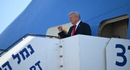 Donald Trump touched down in Israel today as Hamas begins the release of hostages as part of the historic peace deal he helped broker.