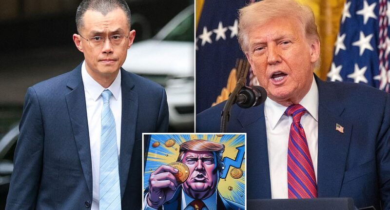 Donald Trump has pardoned Changpeng Zhao, the convicted Binance crypto exchange founder, following months of talks between the Trump family and the businessman. The move immediately raised concerns among allies and critics of the President, who reacted with concern over how his family's foray into the blockchain has pushed him closer to the convicted crypto king. The Abu Dhabi-based Zhao, 48, commonly referred to by his initials 'CZ', was sentenced to four months in prison for violating anti-money-laundering requirements in the Bank Secrecy Act in 2024.